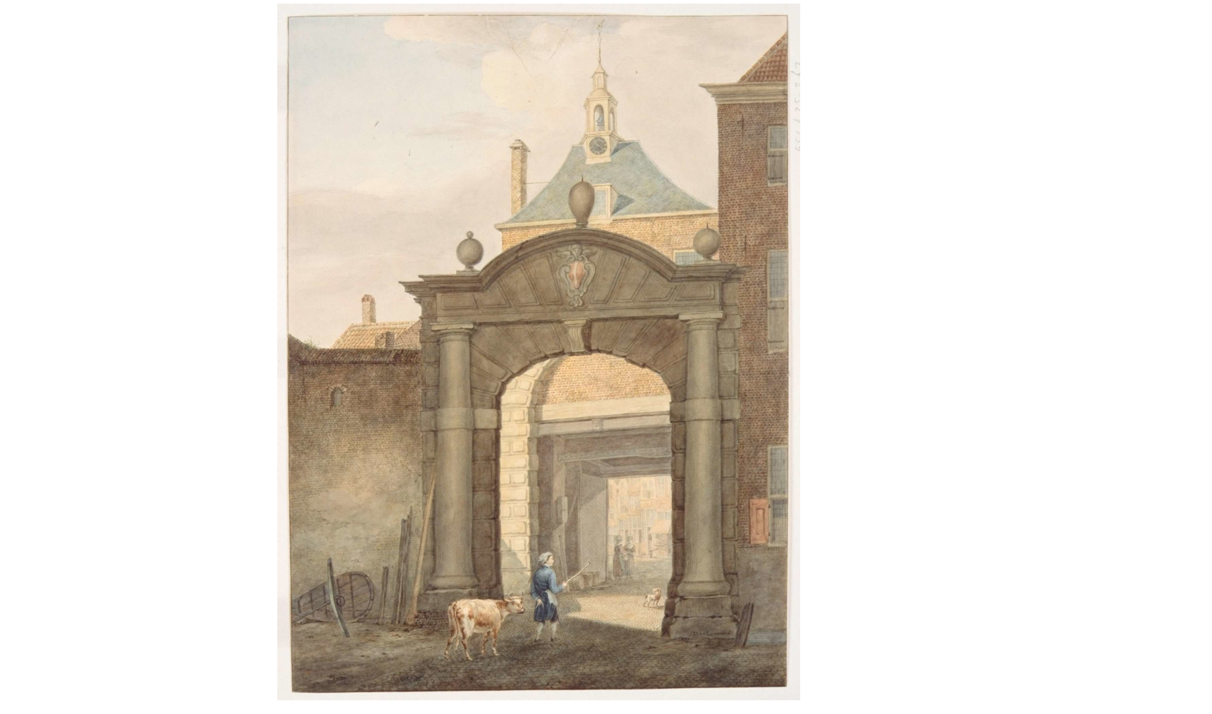 Riedijkspoort, omstreeks 1815