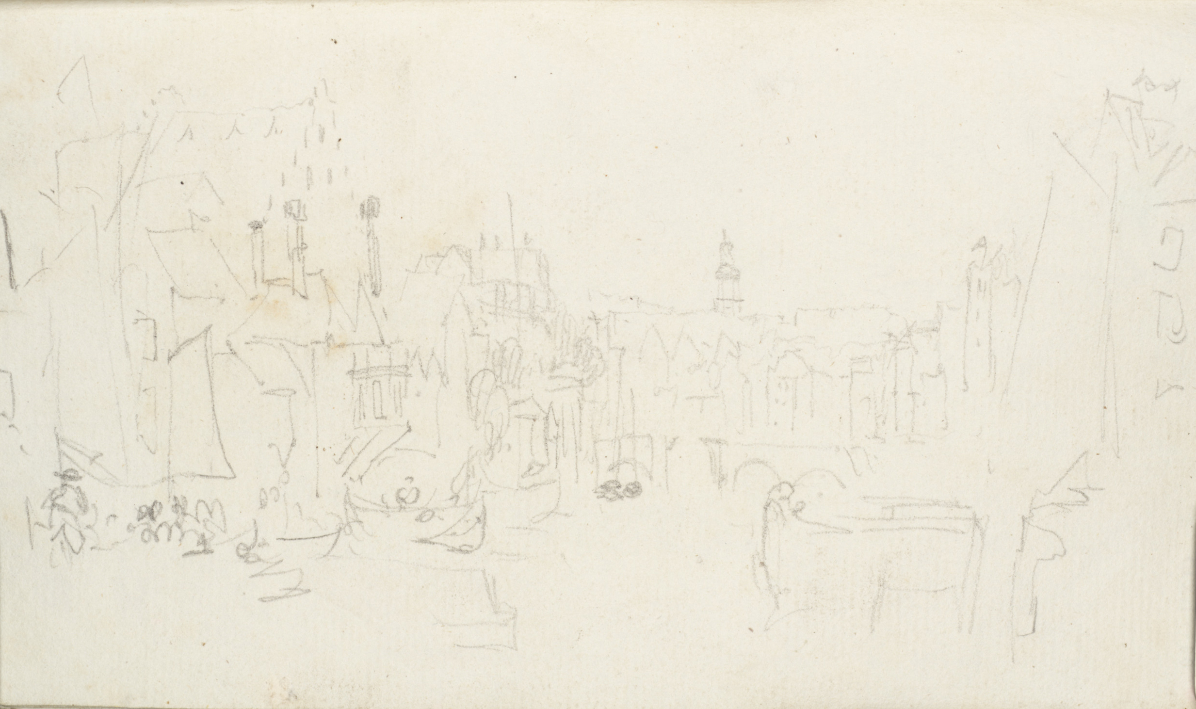 Wijnhaven richting Nieuwbrug vanaf Boombrug